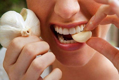 wisdom tooth pain garlic